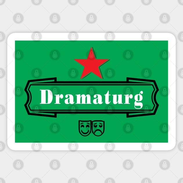 Dramaturg Sticker by CafeConCawfee